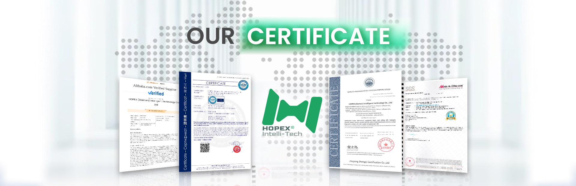 roll forming line certificate