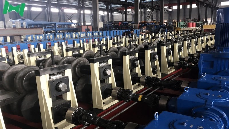 guardrail roll forming machine forming stations
