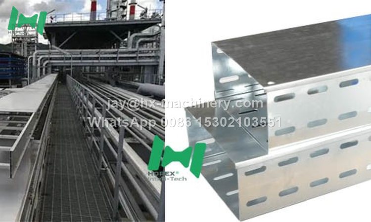 Bending cable tray making machine
