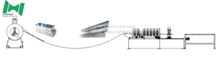 50-450Cover cable tray accessories production machine