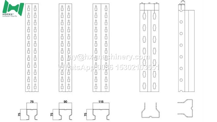 shelf rack roll forming machine