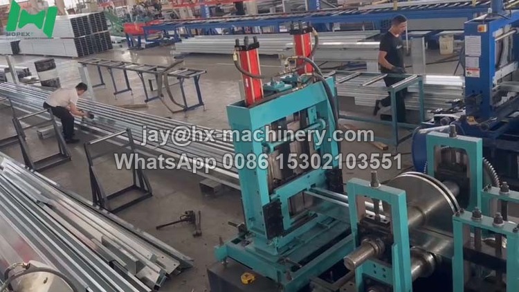 metal hat channel roll forming machine