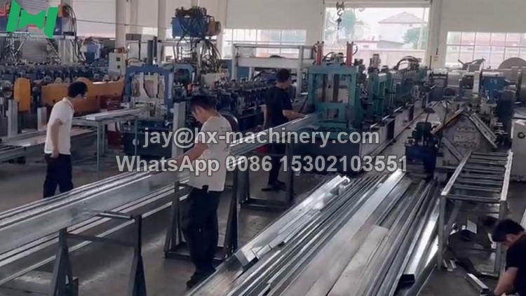 omega purlin roll forming machine