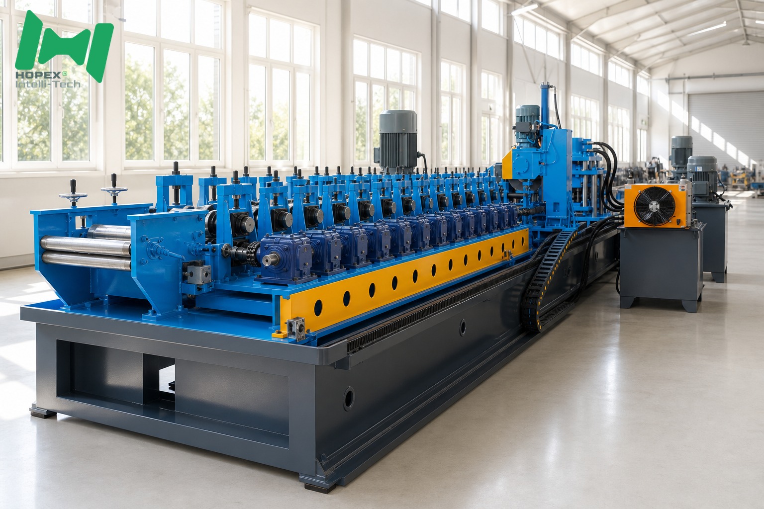 Solar Strut Channel Forming Machine — Selecting Between Four Widths