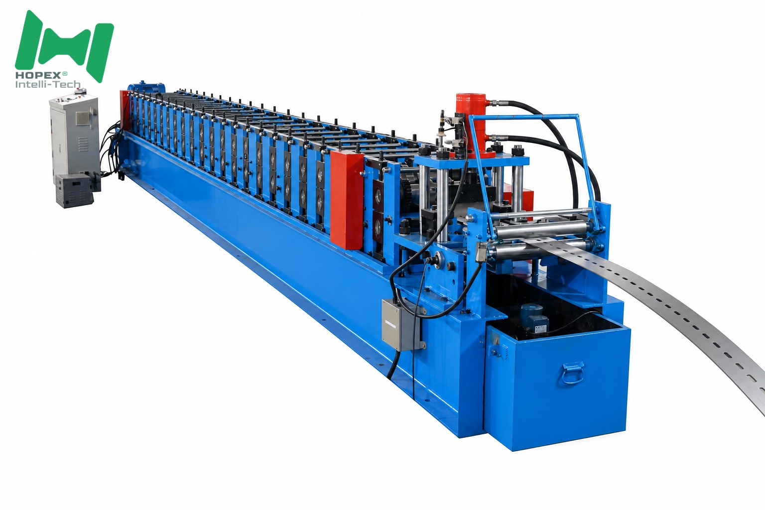 Solar Panel Bracket Roll Forming Machine — 210 mm Strut Line