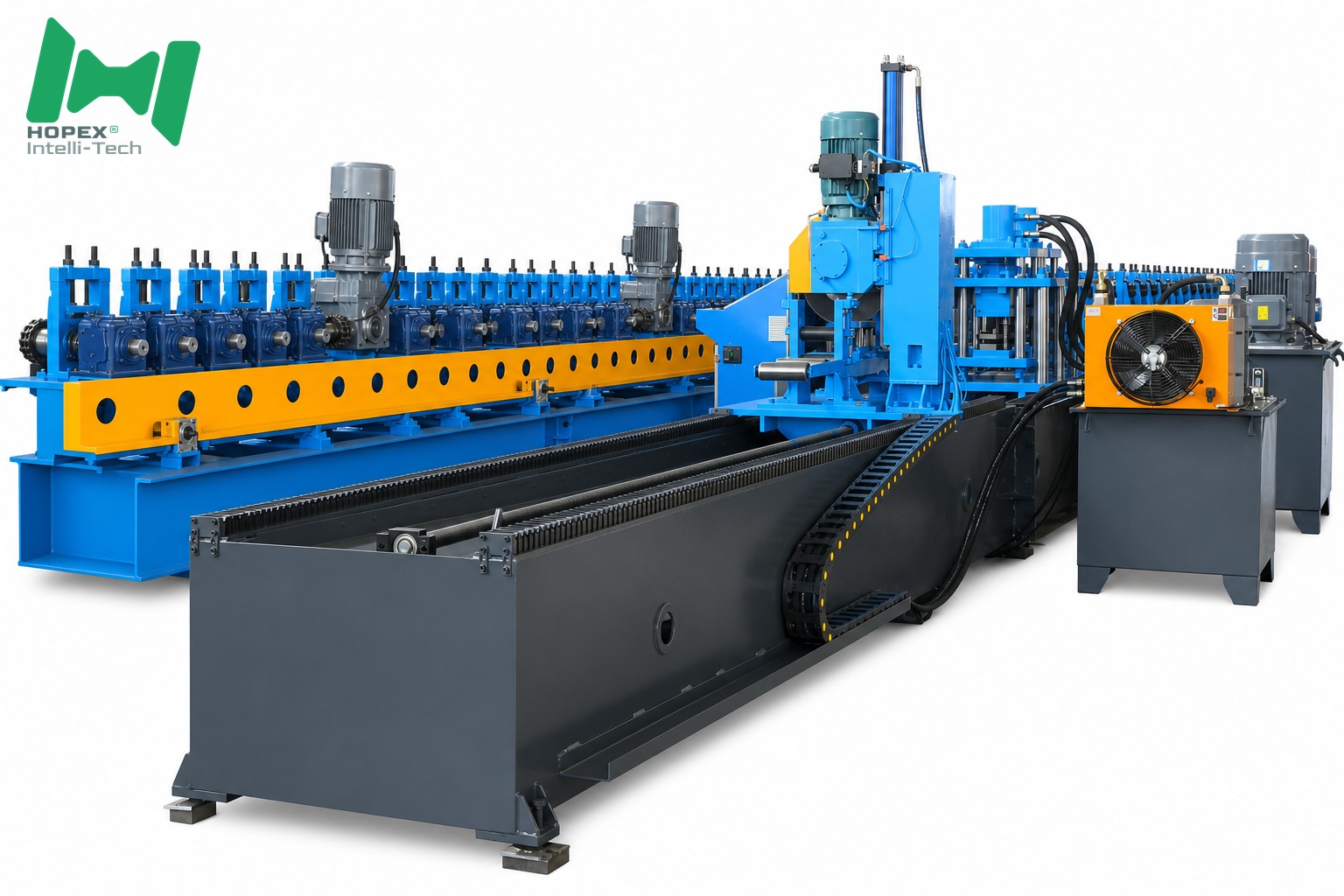 Seismic Solar Bracket Roll Forming Machine — Four Channel Widths