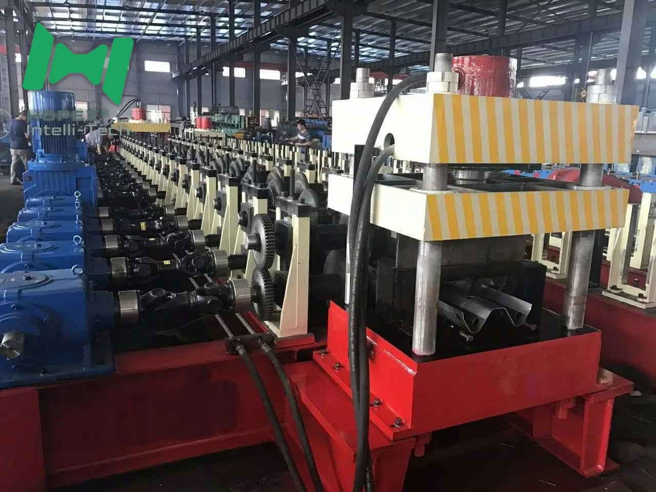 W-Beam Guardrail Roll Forming Machine