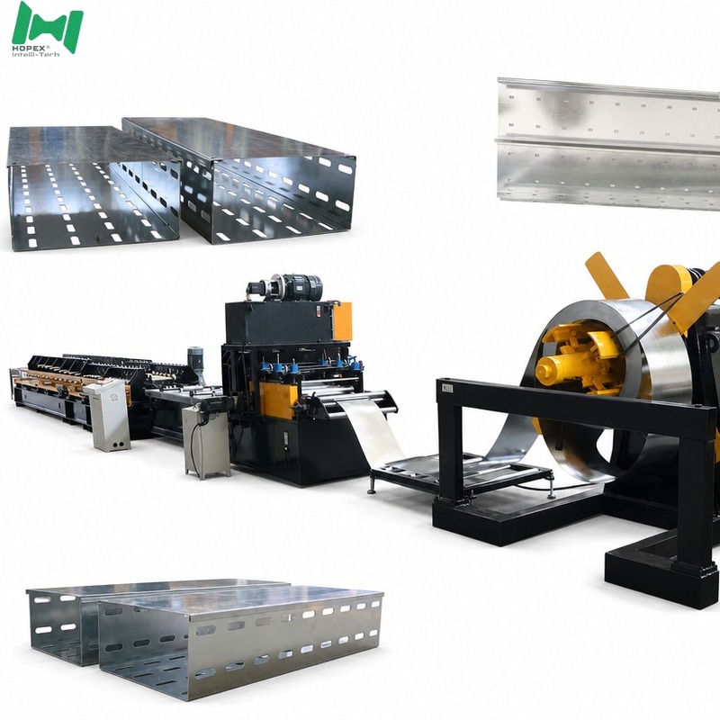 Cable Tray Machine — Running Galvanized, Stainless and Zn-Al-Mg